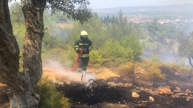 Manisa’da korkutan yangınlara Büyükşehir’den anında müdahale